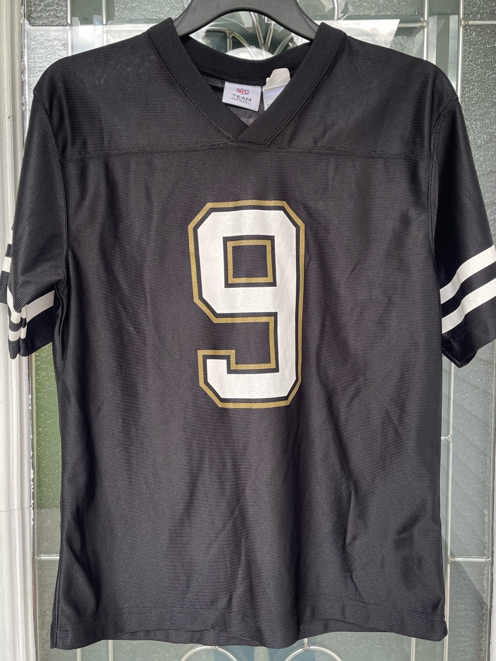 NFL Team Apparel Black Shirt with Gold Accent